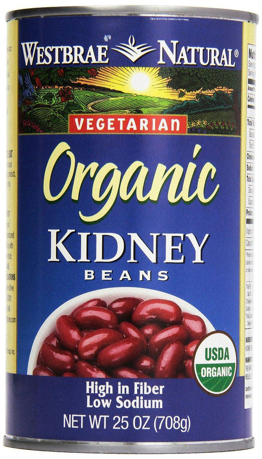 Westbrae: Natural Vegetarian Organic Kidney Beans, 25 Oz