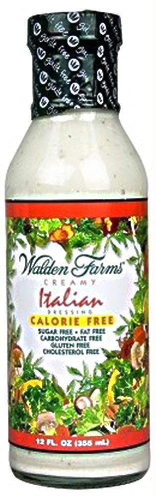 Walden Farms: Salad Dressing, Creamy Italian, 12 Oz