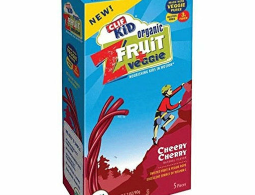 Clif Kid: Zfruit & Veggie Cheery Cherry, 3.2 Oz