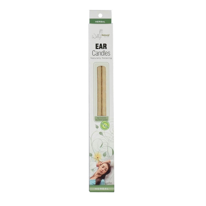 Wally's Natural Products: Herbal Soy Blend Ear Candles, 2 Candles