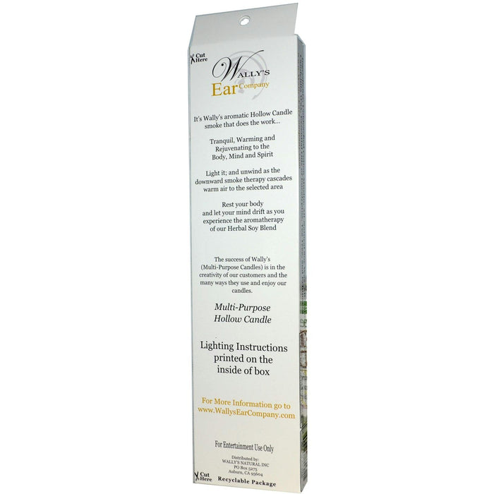 Wally's Natural Products: Herbal Soy Blend Ear Candle, 4 Candles