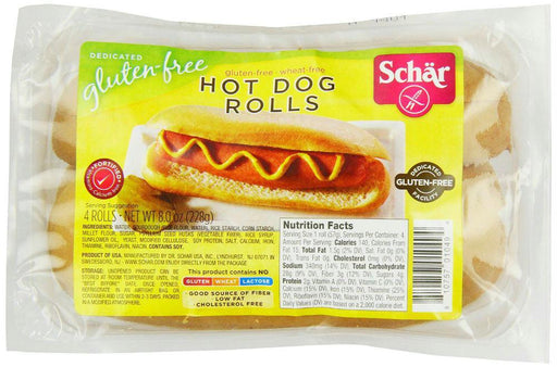 Schar: Gluten Free Hot Dog Rolls, 8 Oz