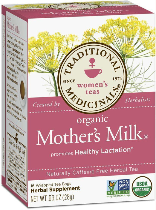 Traditional Medicinals: Organic Mother's Milk Herbal Tea 16 Tea Bags, 0.99 Oz