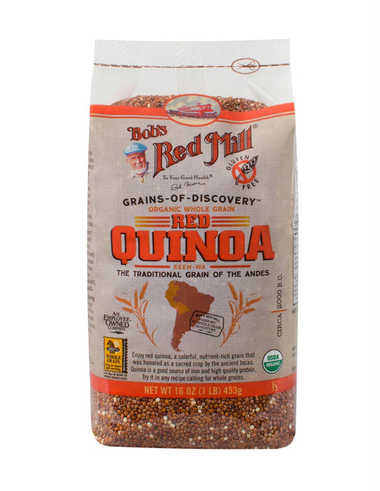 Bob's Red Mill: Organic Whole Grain Red Quinoa, 16 Oz