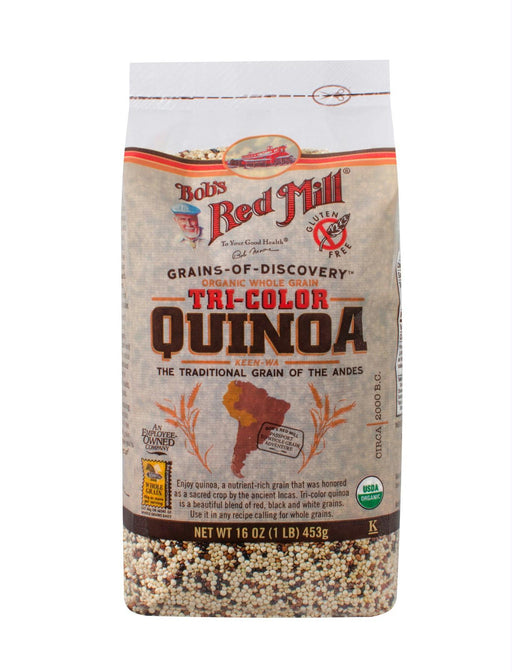 Bob's Red Mill: Organic Whole Grain Tri-color Quinoa, 16 Oz