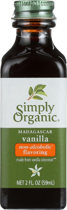 Simply Organic: Vanilla Flavoring, 2 Oz