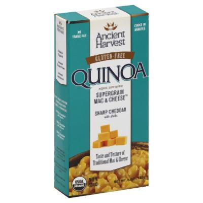 Ancient Harvest: Quinoa Supergrain Mac & Cheese Sharp Cheddar, 6.5 Oz