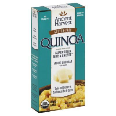 Ancient Harvest: Quinoa Supergrain Mac & Cheese White Cheddar, 6 Oz