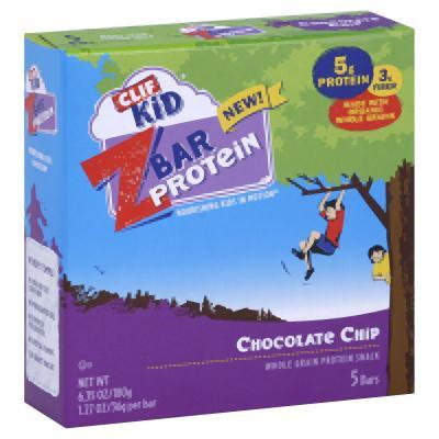 Clif Kid: Zbar Protein Chocolate Chip Protein Bars, 6.35 Oz