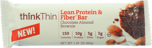 Thinkthin: Lean Protein And Fiber Bar Chocolate Almond Brownie, 1.41 Oz