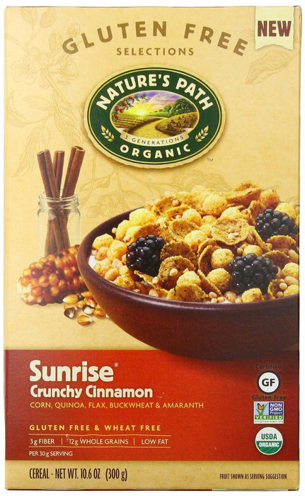 Nature's Path: Organic Sunrise Crunchy Cinnamon Cereal, 10.6 Oz