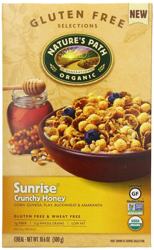 Nature's Path: Organic Sunrise Crunchy Honey Cereal, 10.6 Oz