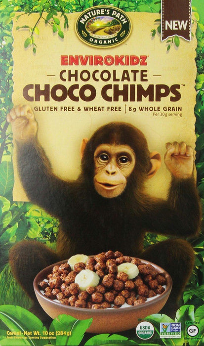 Envirokidz: Organic Chocolate Choco Chimps Cereal, 10 Oz