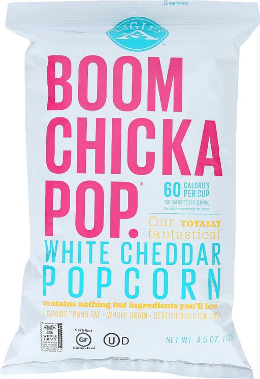 Angie's: Popcorn Boomchickapop White Cheddar Popcorn, 4.5  Oz