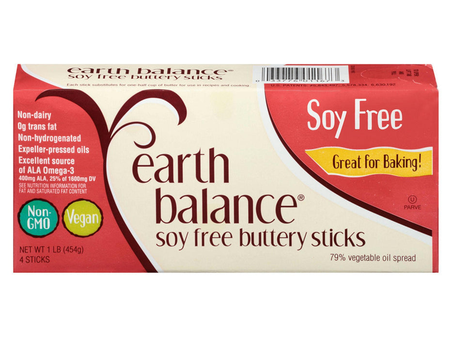 Earth Balance: Soy Free Buttery Sticks, 16 Oz