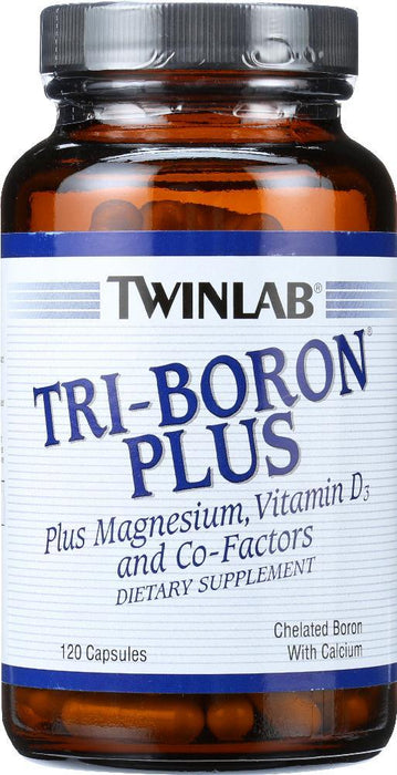 Twinlab: Tri-boron Dietary Supplement, 120 Capsules