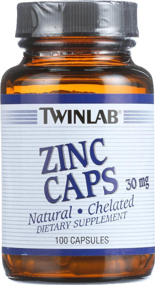 Twinlab: Zinc Caps 30 Mg, 100 Capsules