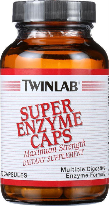 Twinlab: Super Enzyme Maximum Strength, 50 Capsules