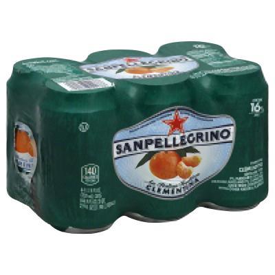 San Pellegrino: Sparkling Clementina Beverage 6 Count (11.15 Oz Each), 66.9 Oz