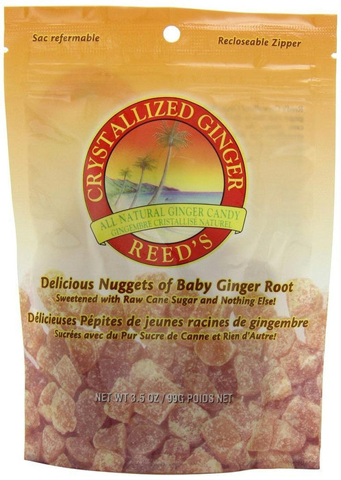 Reed's: Crystallized Ginger Candy, 3.5 Oz