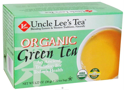 Uncle Lee's: Tea Organic Green Tea, 20 Bags