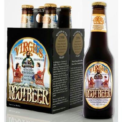 Virgils: Root Beer Micro Brewed No Preservatives 4 Pack, 48 Oz