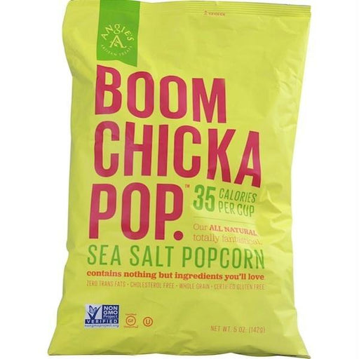 Angies: Artisan Treats Boomchickapop Popcorn Sea Salt, 4.8 Oz