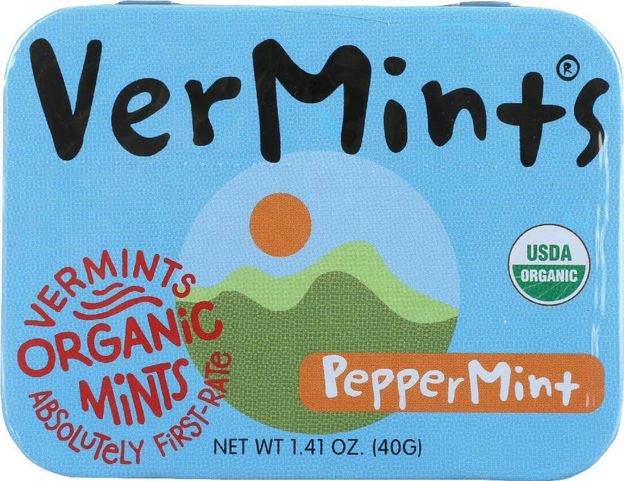 Vermints: All Natural Breath Mint Peppermint, 1.41 Oz