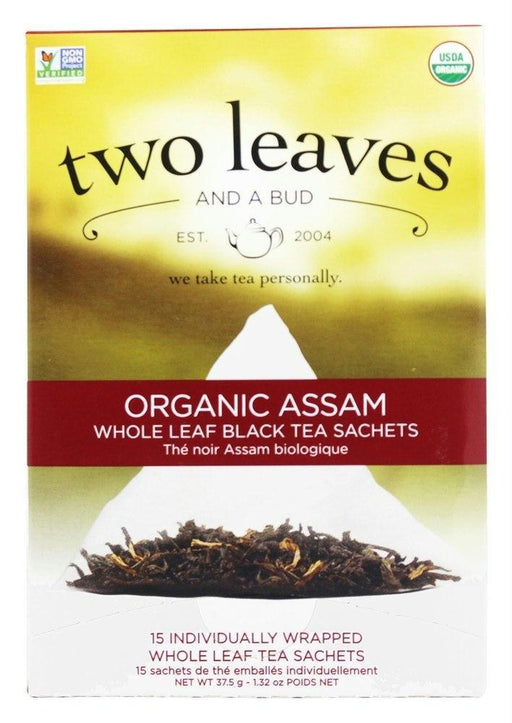 Two Leaves And A Bud: Organic Assam Breakfast Tea, 15 Tea Bags