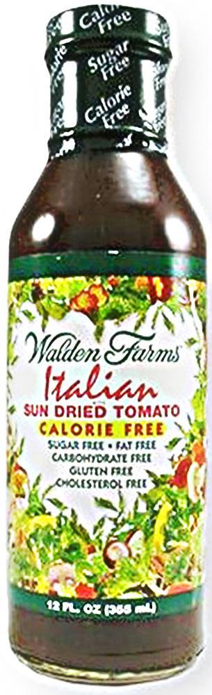 Walden Farms: Italian With Sun Dried Tomato Dressing, 12 Oz