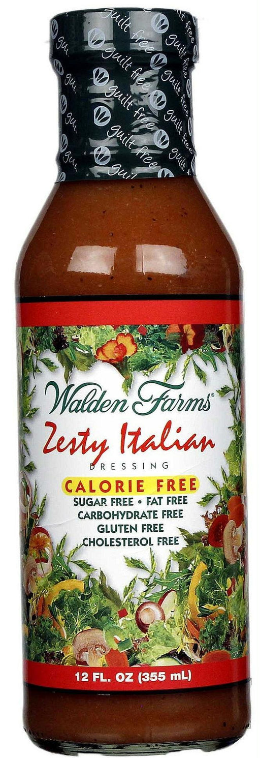 Walden Farms: Zesty Italian Dressing Carbohydrate Free, 12 Oz