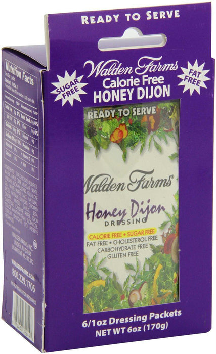 Walden Farms: Honey Dijon Dressing 6 Packets, 6 Oz