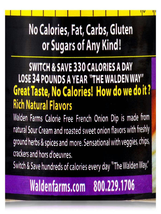 Walden Farms: Calorie Free French Onion Dip, 12 Oz