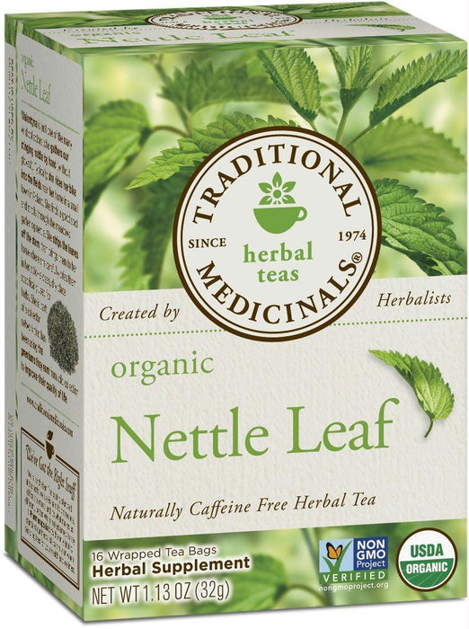 Traditional Medicinals: Organic Nettle Leaf Herbal Tea 16 Tea Bags, 1.13 Oz