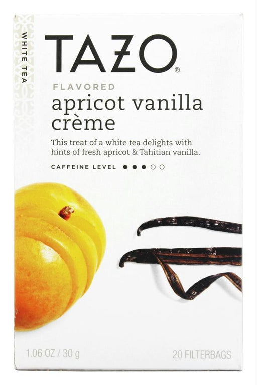 Tazo: Apricot Vanilla Creme White Tea 20 Tea Bags, 1.06 Oz