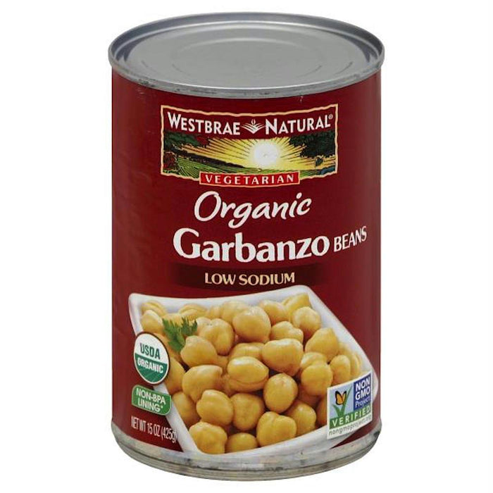 Westbrae Natural: Vegetarian Organic Garbanzo Beans, 15 Oz