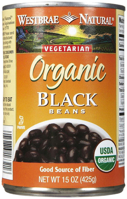 Westbrae Natural: Vegetarian Organic Black Beans, 15 Oz