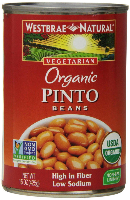 Westbrae Natural: Vegetarian Organic Pinto Beans, 15 Oz