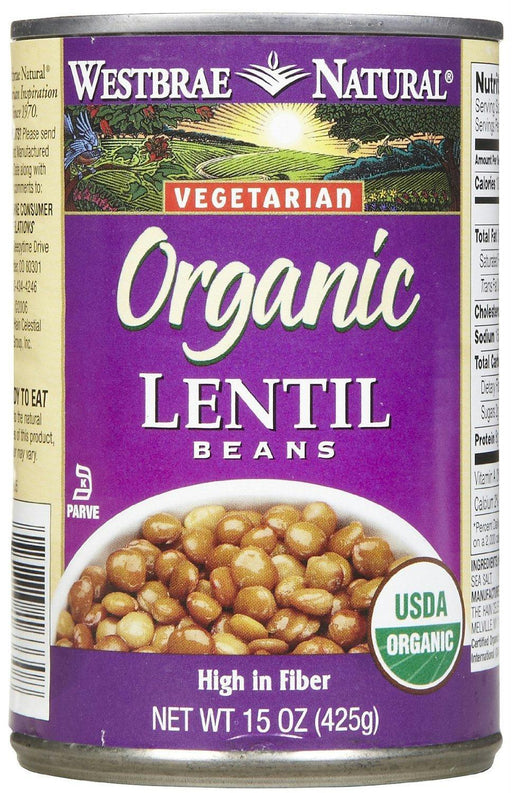 Westbrae Natural: Vegetarian Organic Lentil Beans, 15 Oz