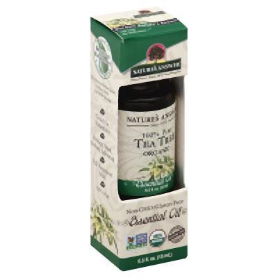 Nature's Answer: Organic Essential Oil 100% Pure Tea Tree, 0.5 Oz