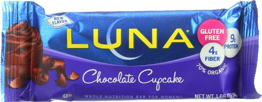 Luna: Nutrition Bar Chocolate Cupcake Gluten Free, 1.69 Oz