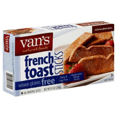 Van's: French Toast Sticks Cinnamon Wheat Gluten Free, 8.5 Oz