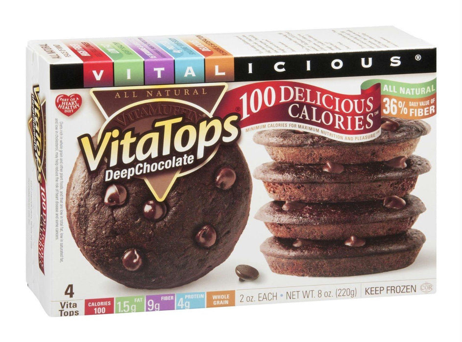 Vitalicious: Vitatop Muffin Deep Chocolate, 8 Oz