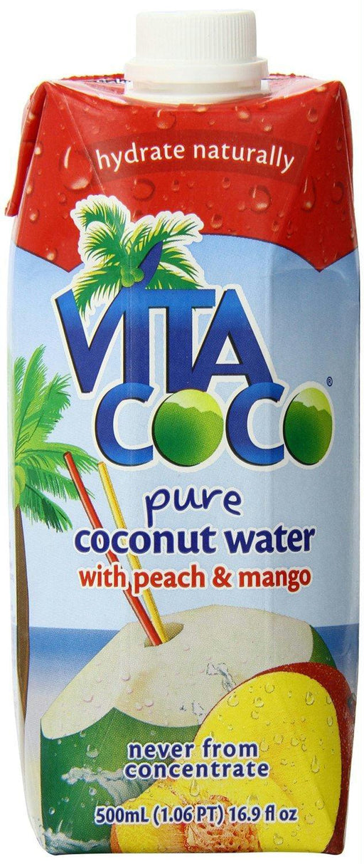 Vita Coco: Pure Coconut Water With Peach And Mango, 16.9 Oz