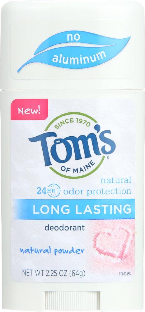 Tom's Of Maine: Natural Long Lasting Natural Deodorant Natural Powder, 2.25 Oz