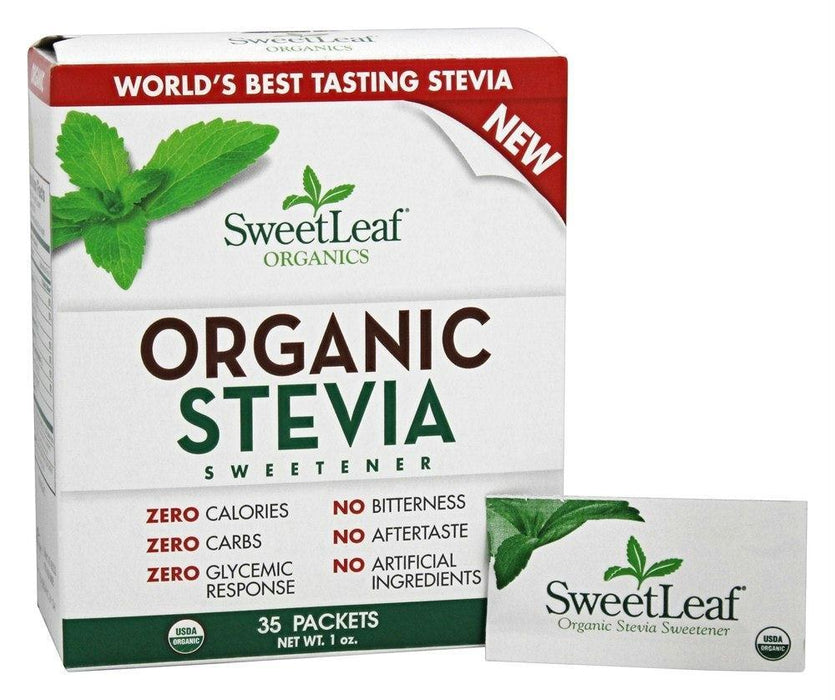 Sweetleaf: Organic Stevia Sweetener Packets, 35 Packets