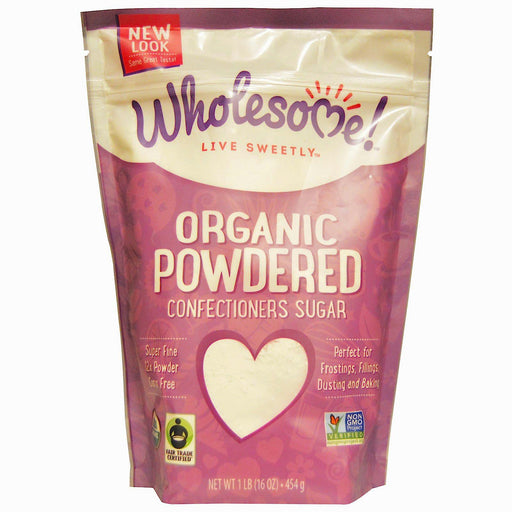 Wholesome Sweeteners: Organic Powdered Sugar, 16 Oz