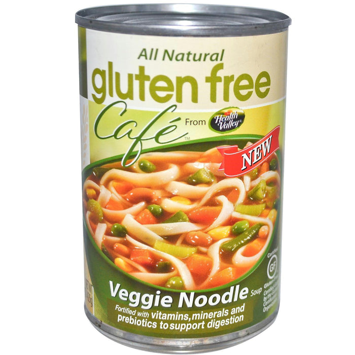 Health Valley: Gluten Free Cafe, Veggie Noodle Soup, 15 Oz (425 G)