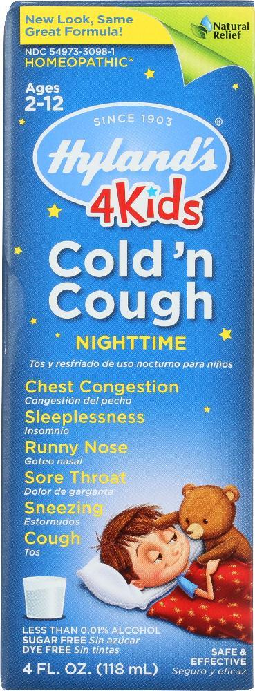 Hyland's: Nighttime Cold 'n Cough 4 Kids, 4 Oz