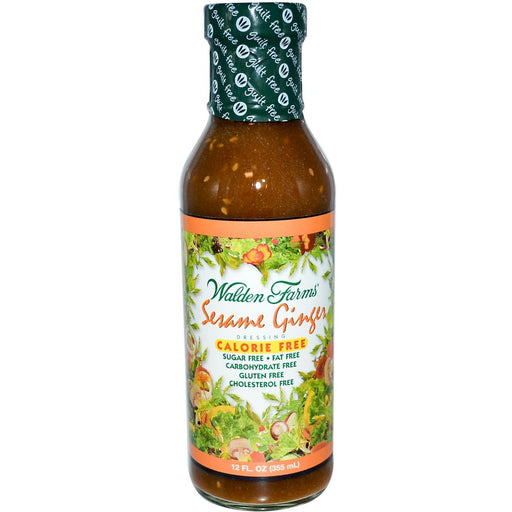 Walden Farms: Calorie Free Dressing Sesame Ginger, 12 Oz